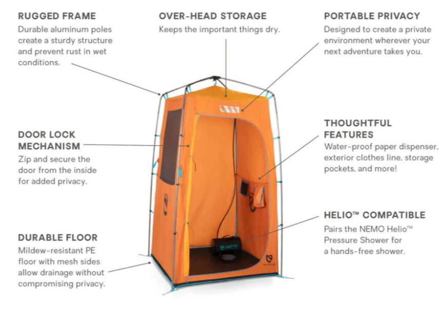 Nemo Heliopolis Privacy Shelter & Shower Tent