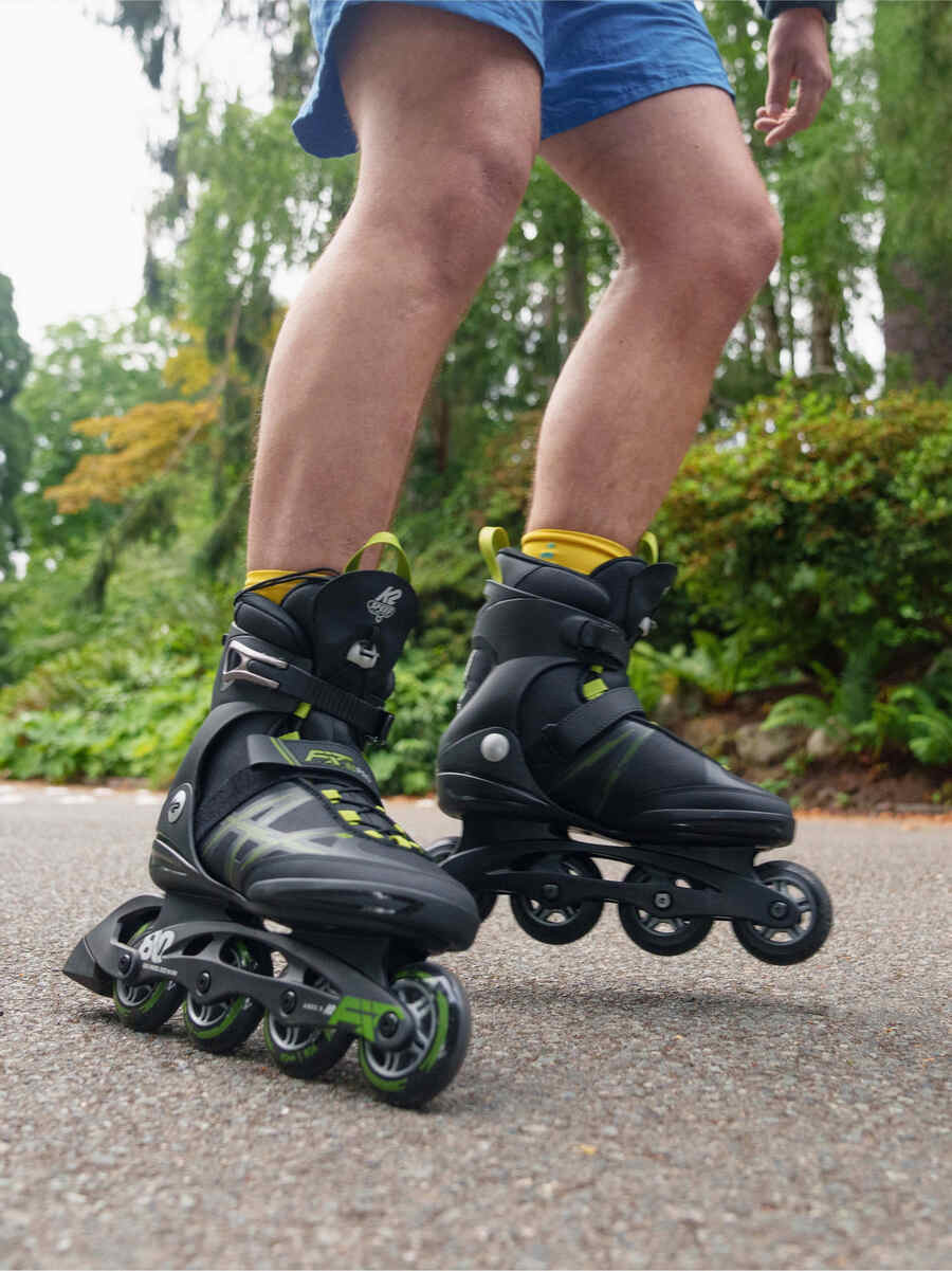 K2 Sports F.I.T. 80 Pro Inline Skate, Black/Gray SunnySports