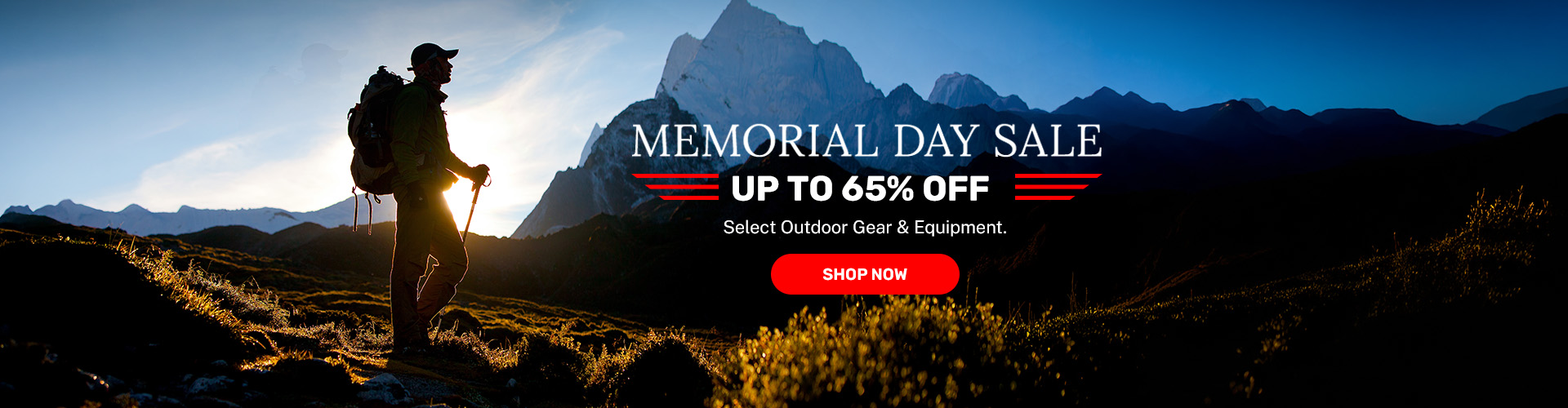Memorial Day Sale - Up to 65% off on select items