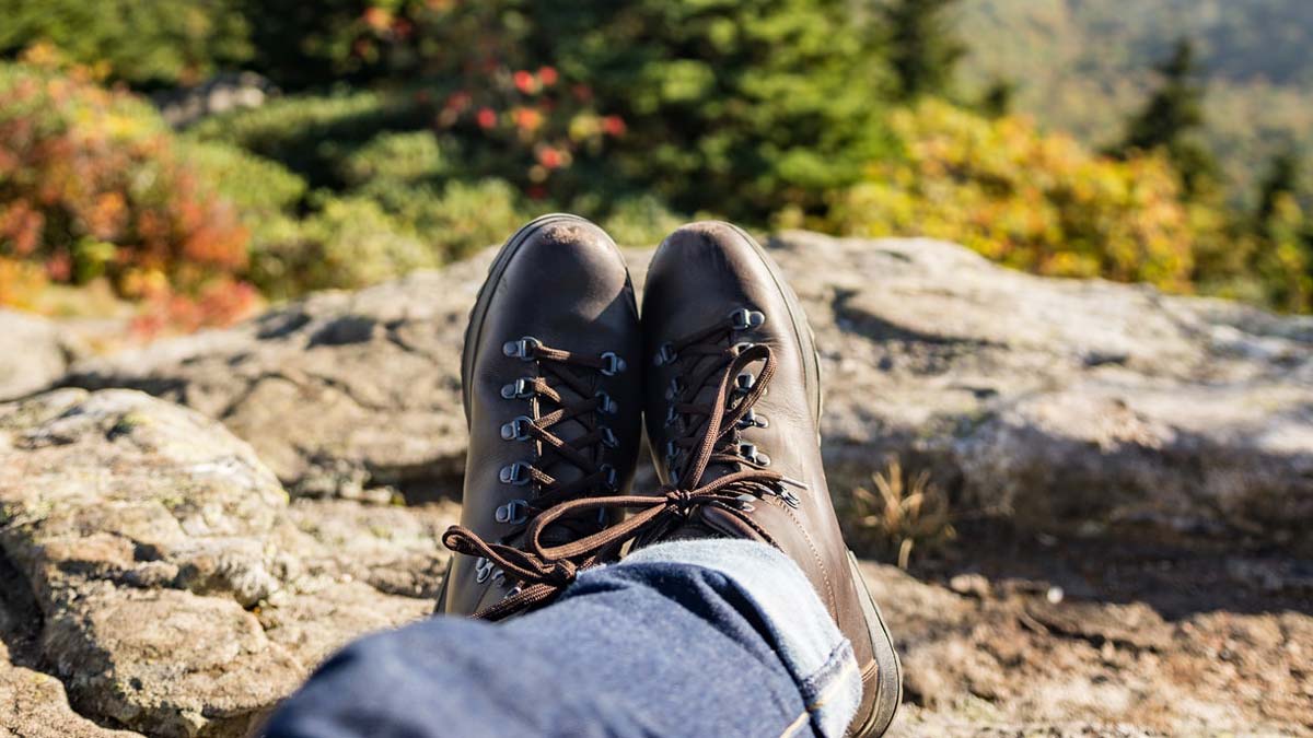 untied shoe laces