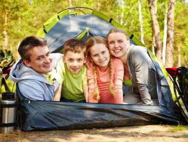 camping with k