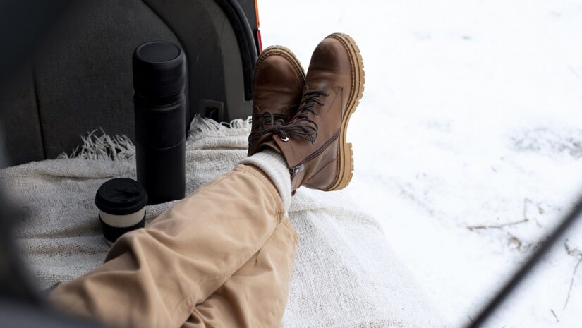 winter hiking boots