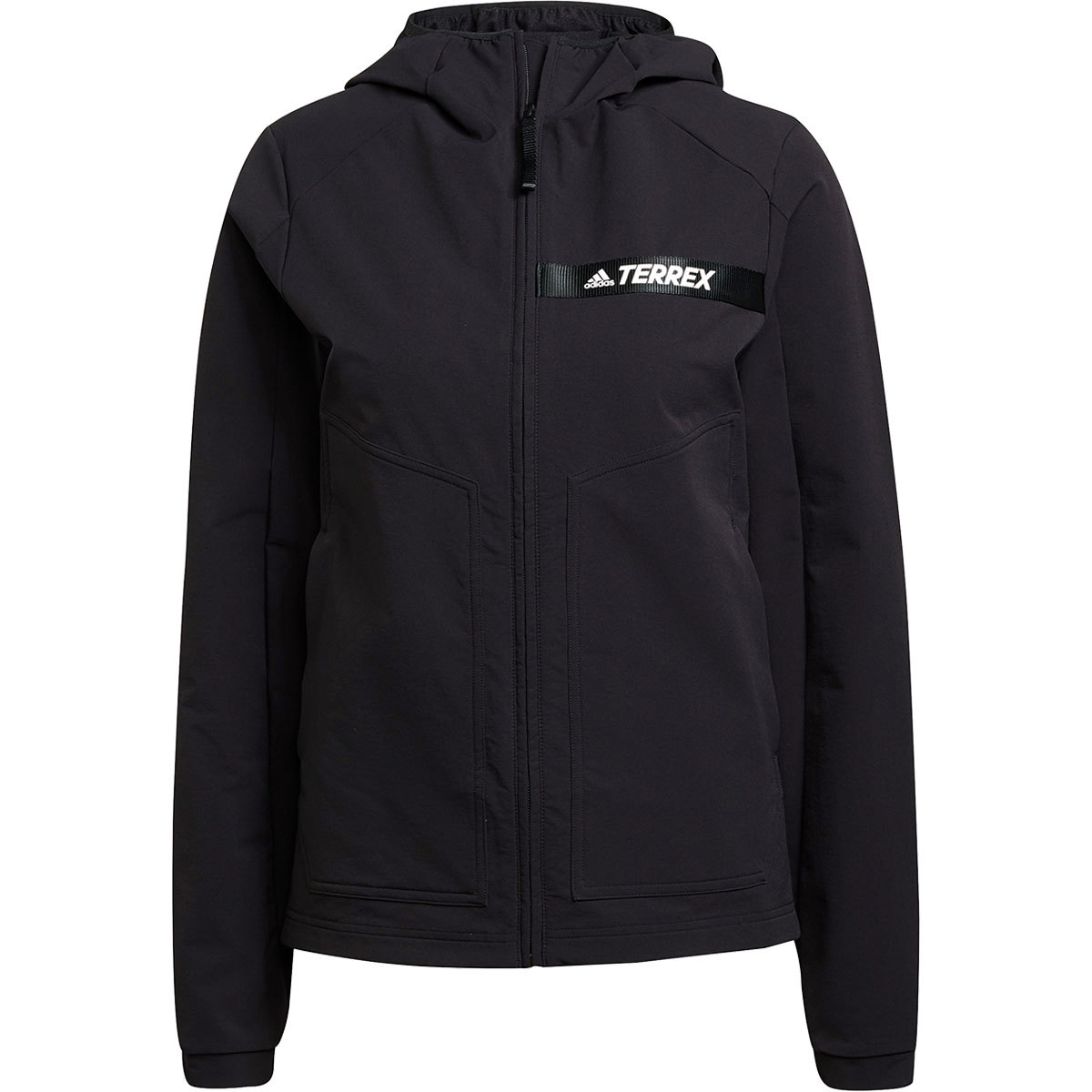 Adidas Terrex Multi-Stretch Mountain Trekking Softshell Jacket for Women Black Large product image
