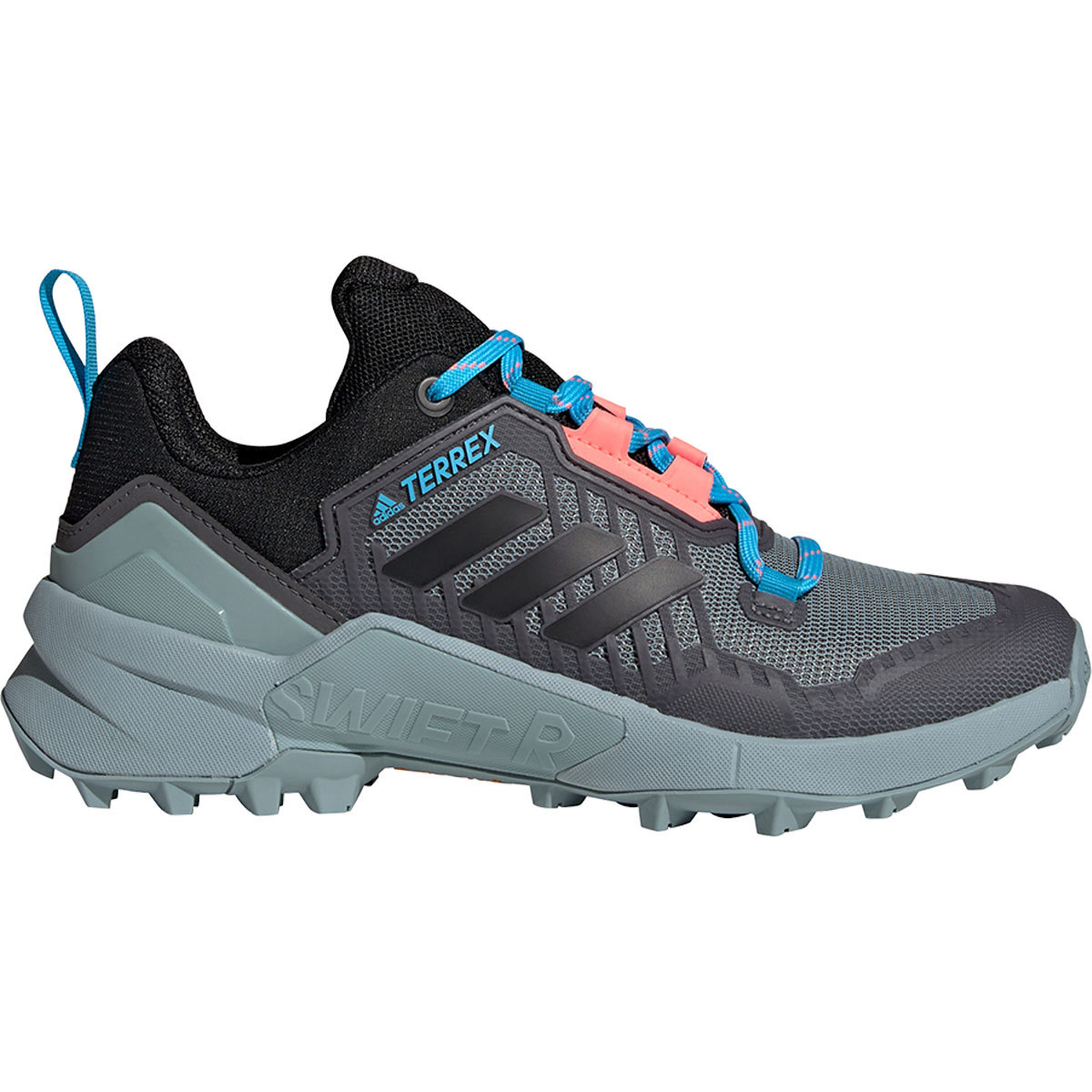 Adidas Terrex Swift R3 Hiking Shoes for Women Magic Grey/Core Black/Acid Red 8 product image
