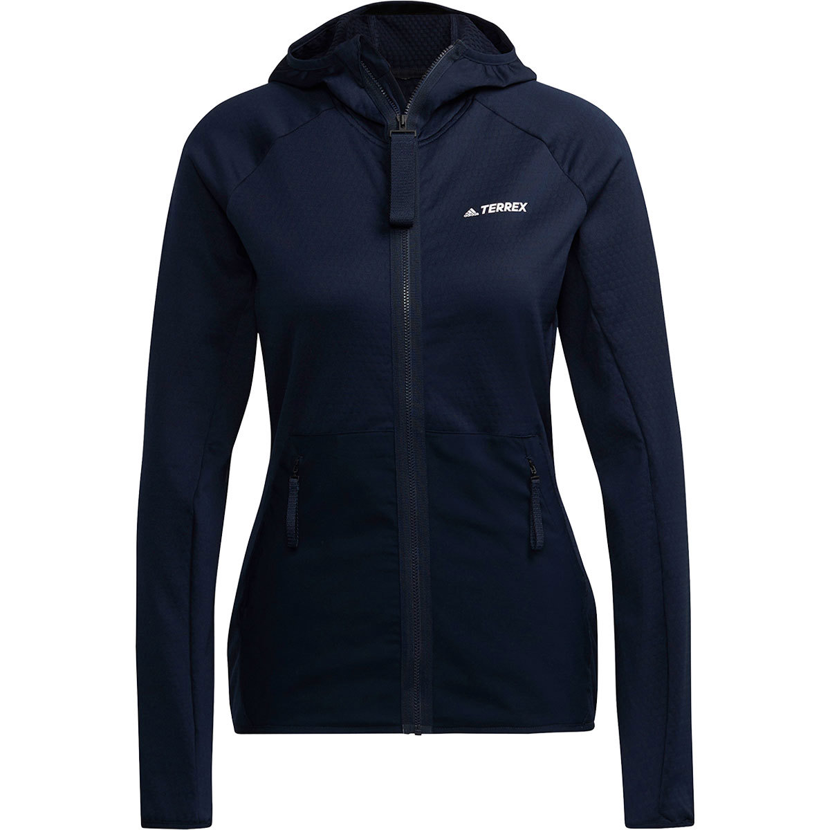 Adidas Terrex Tech Flooce Light Hooded Hiking Jacket for Women X-Large Legend Ink product image