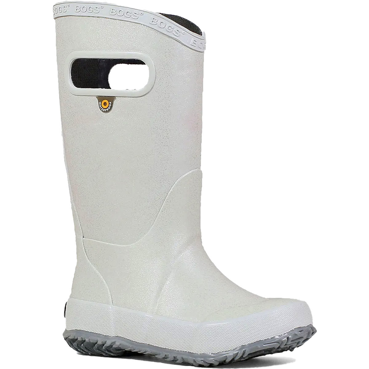 Bogs Rainboot Glitter Boots for Kids Silver 1 product image