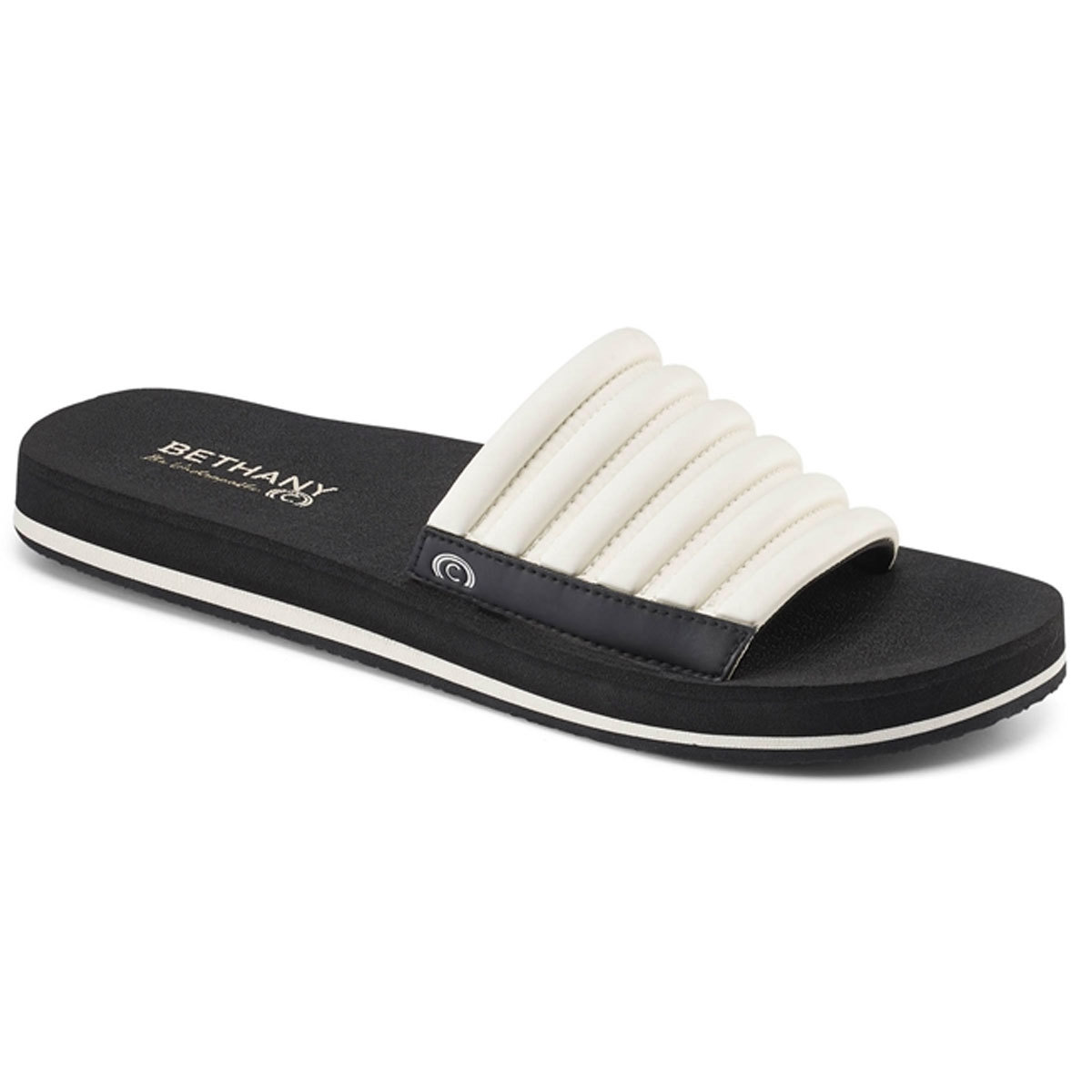 Cobian Bethany Puka Slide Sandals for Women Cream 6 product image