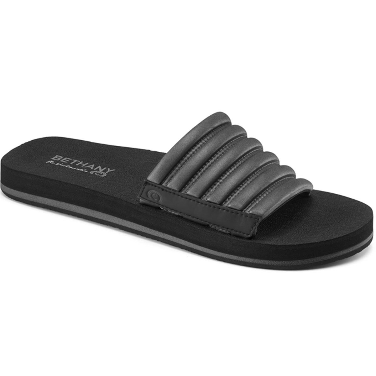Cobian Bethany Puka Slide Sandals for Women Black 7 product image