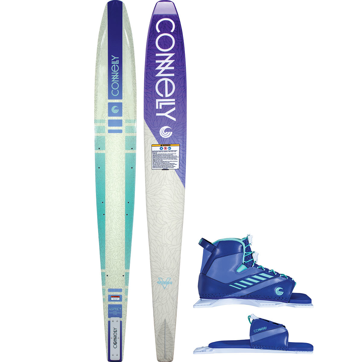 Connelly Women's Aspect 65 Ski with Shadow Bindings Small/Medium Light Blue product image