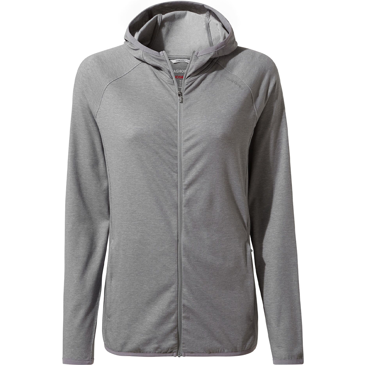 Craghoppers NosiLife Insect Shield Nilo Hooded Top for Women Cloud Grey Marl 8 product image