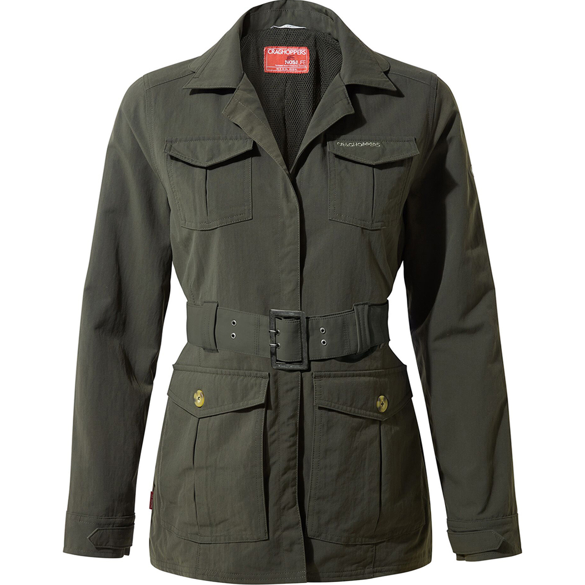Craghoppers NosiLife Insect Shield Lucca Jacket for Women 10 Woodland Green product image