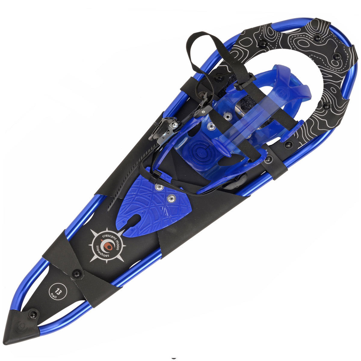 Crescent Moon Gold 13 Trail Snowshoes for Women Sapphire Blue product image