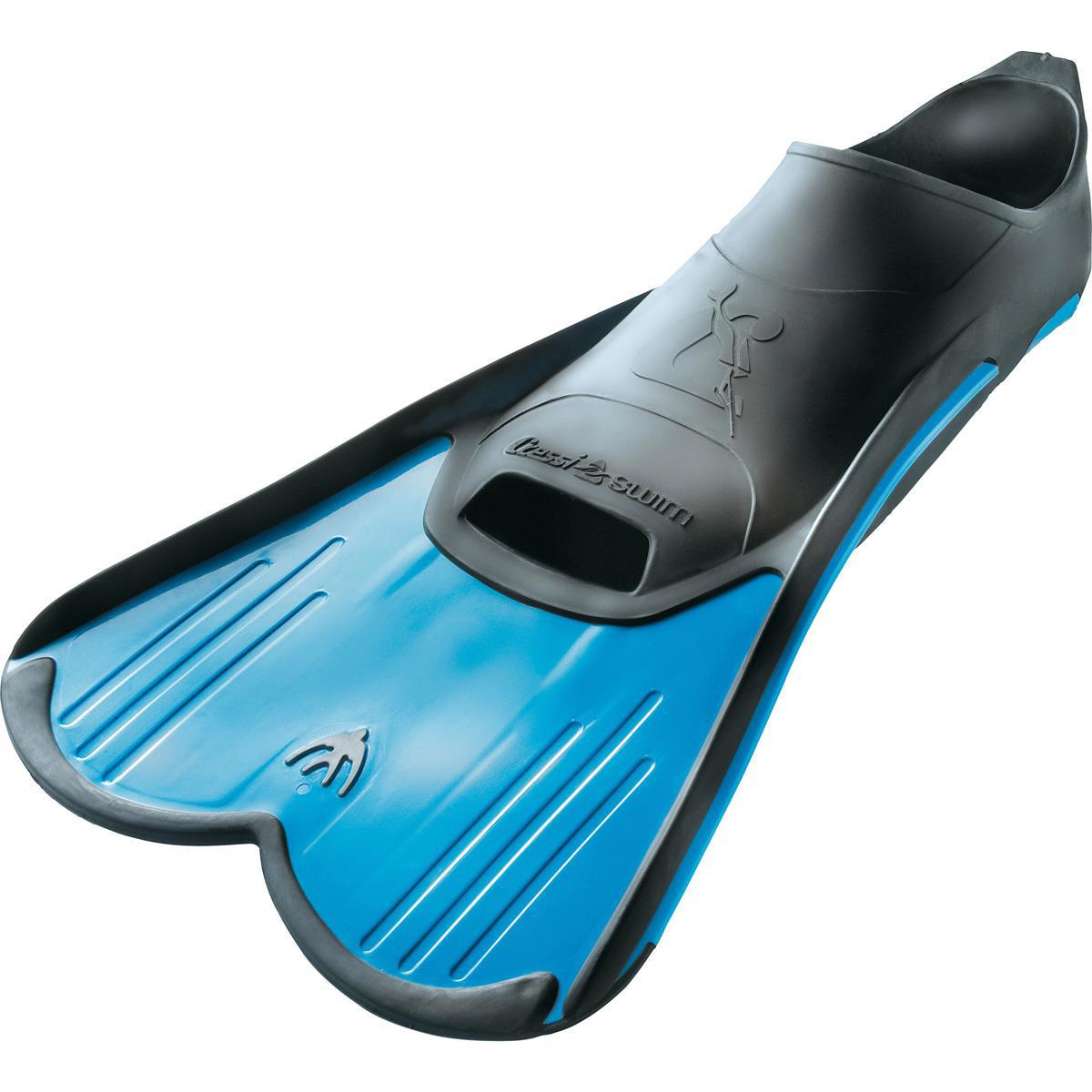 Photos - Product Cressi Sub Cressi Light Short Swim Full Foot Fins 8.5/9.5 Blue 