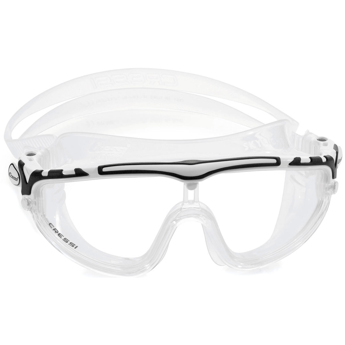 Photos - Swimming Mask Cressi Sub Cressi Skylight Swim Mask White/Black 