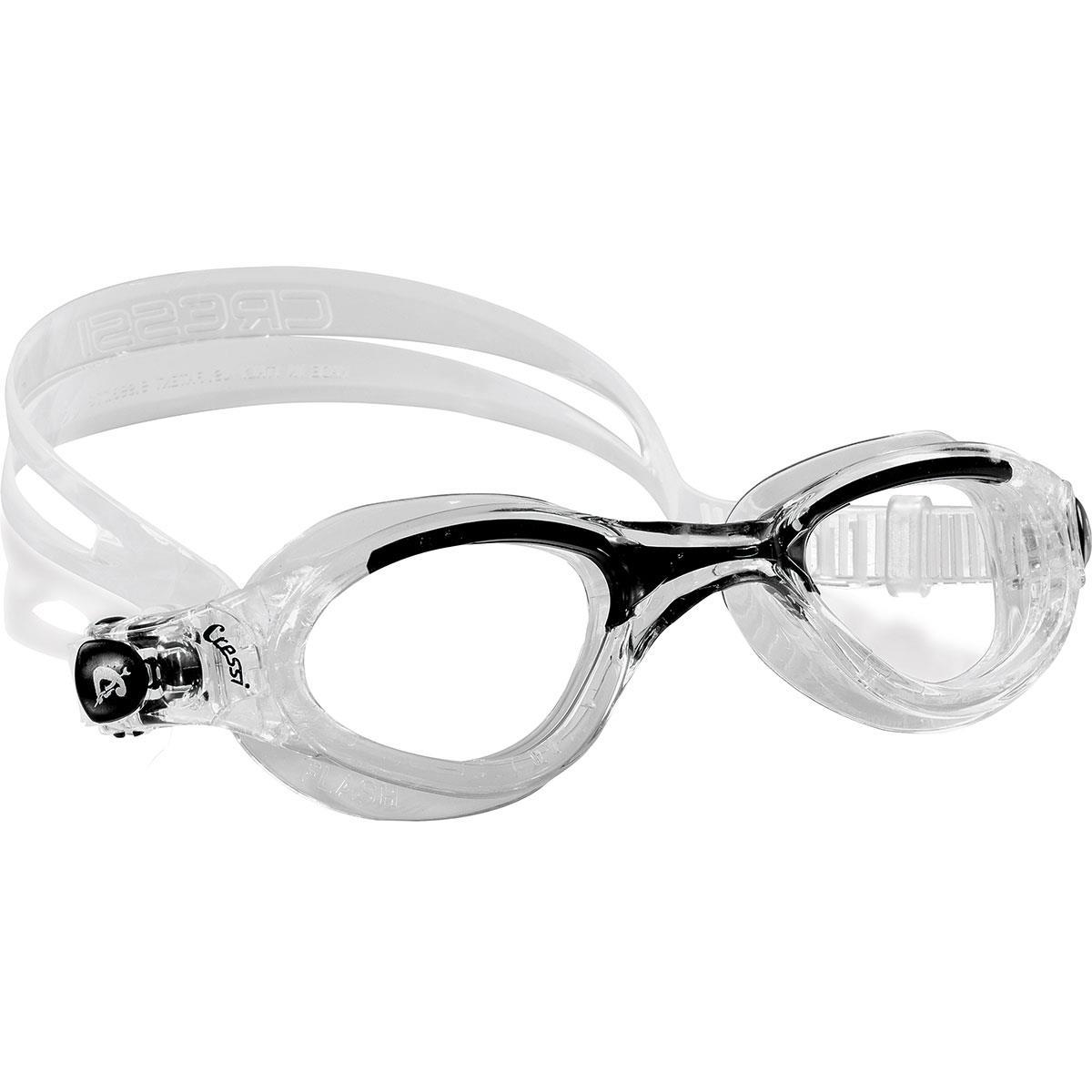 Photos - Swim Goggles Cressi Sub Cressi Flash Swim Goggle Clear/Black 