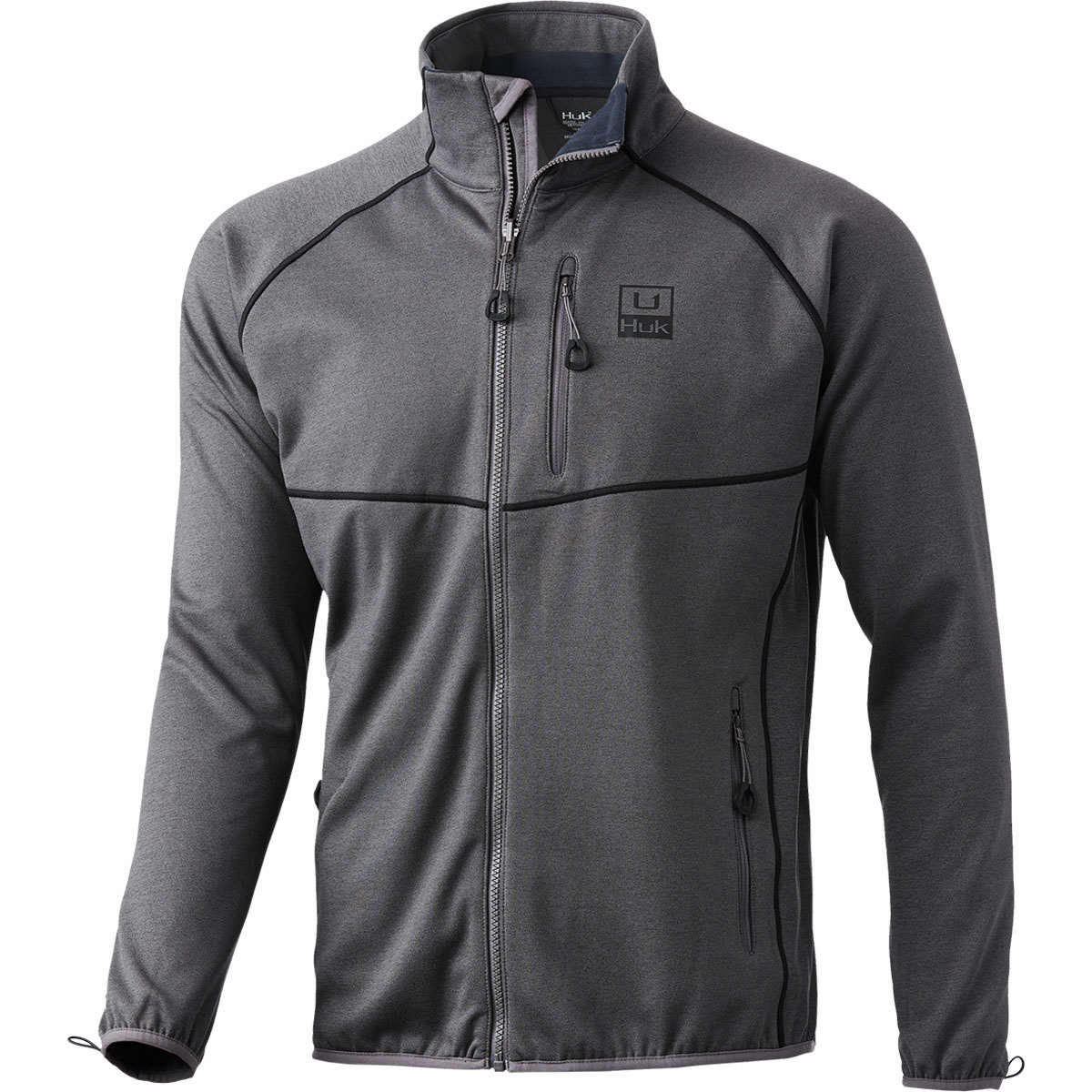 Huk Fin Jacket for Men Medium Iron Heather product image