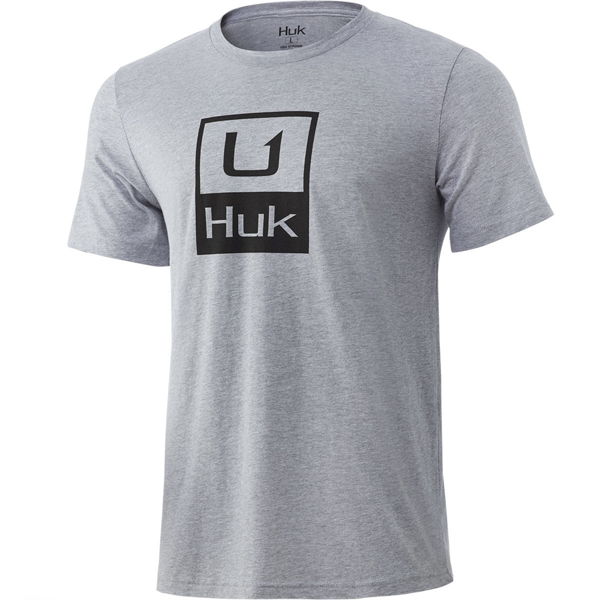 Huk Huk'd Up Tee for Men Large Sharkskin product image