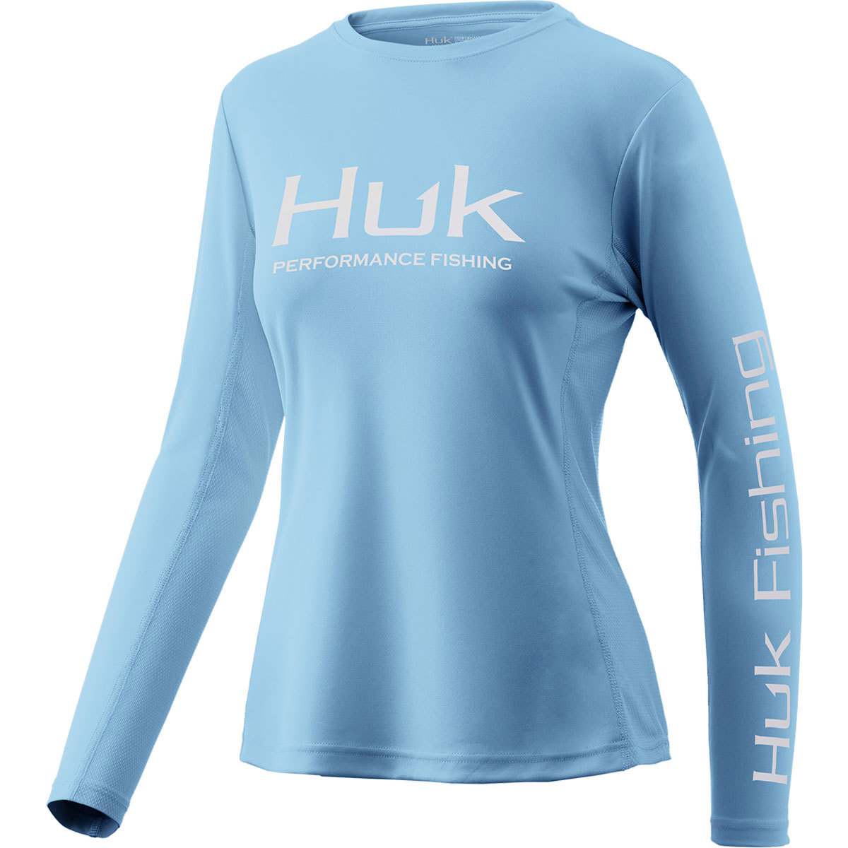 Huk Icon X Long Sleeve Shirt for Women Large Ice Blue product image