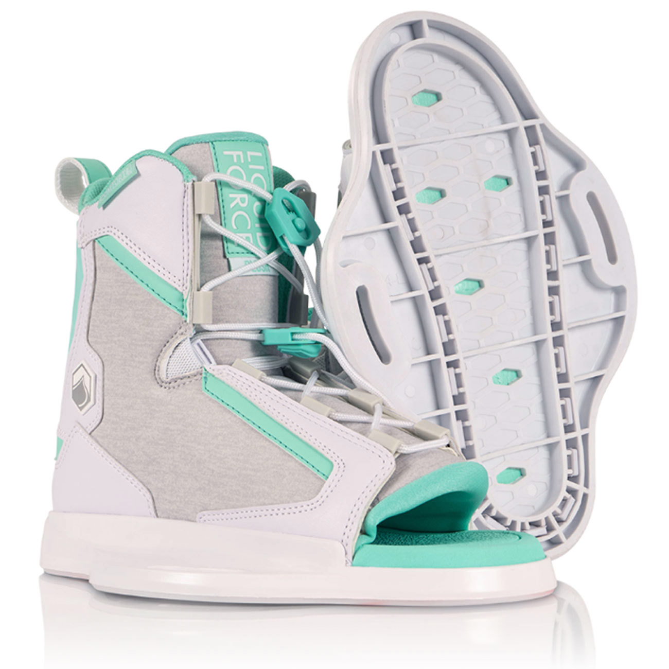 Liquid Force Plush Women's Binding White/Mint 4-7 product image
