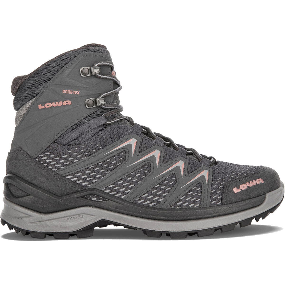 Lowa Innox Pro GTX Mid Hiking Shoes for Women 9.5 Anthracite/Rose product image