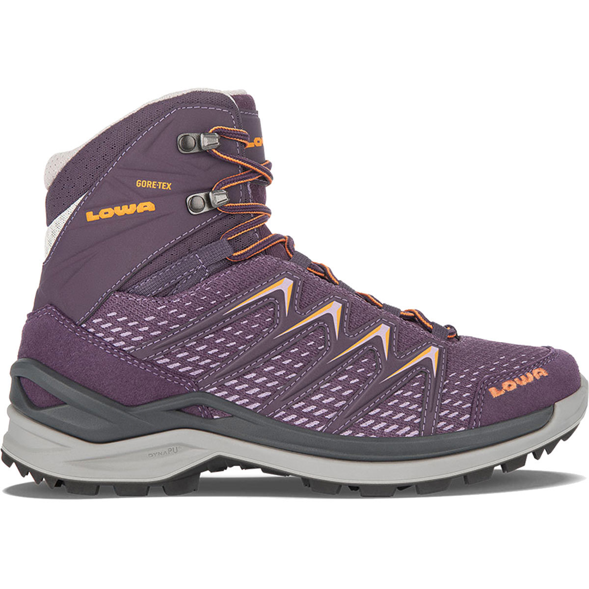 Lowa Innox Pro GTX Mid Hiking Shoes for Women 7 Blackberry/Mandarin product image