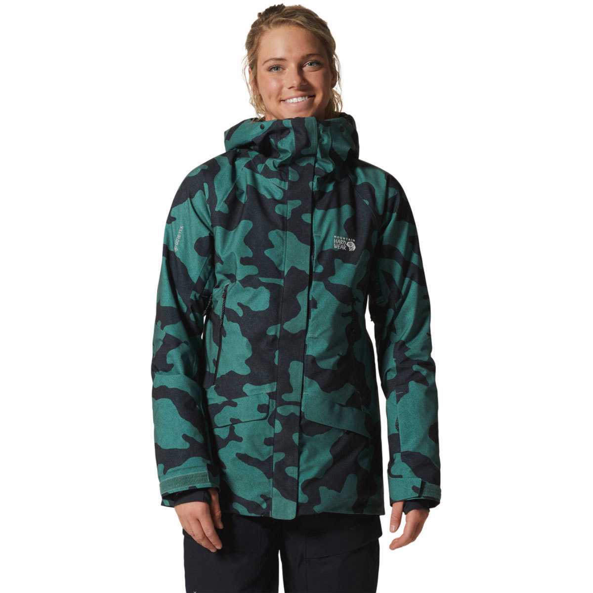 Mountain Hardwear Cloud Bank Gore Tex Insulated Jacket for Women Mint Palm Camo Small product image