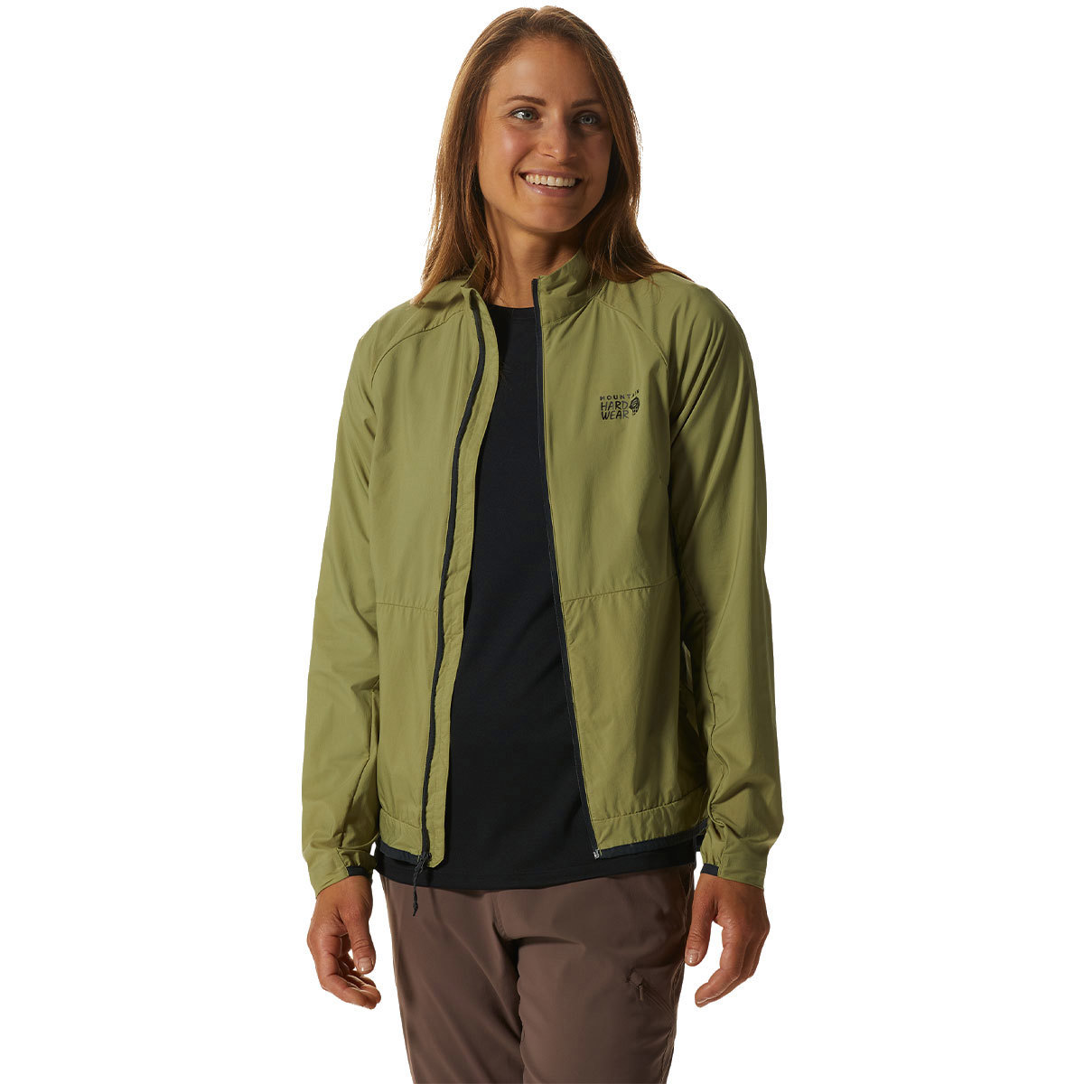 Mountain Hardwear Kor AirShell Full Zip Jacket for Women X-Large Light Cactus product image