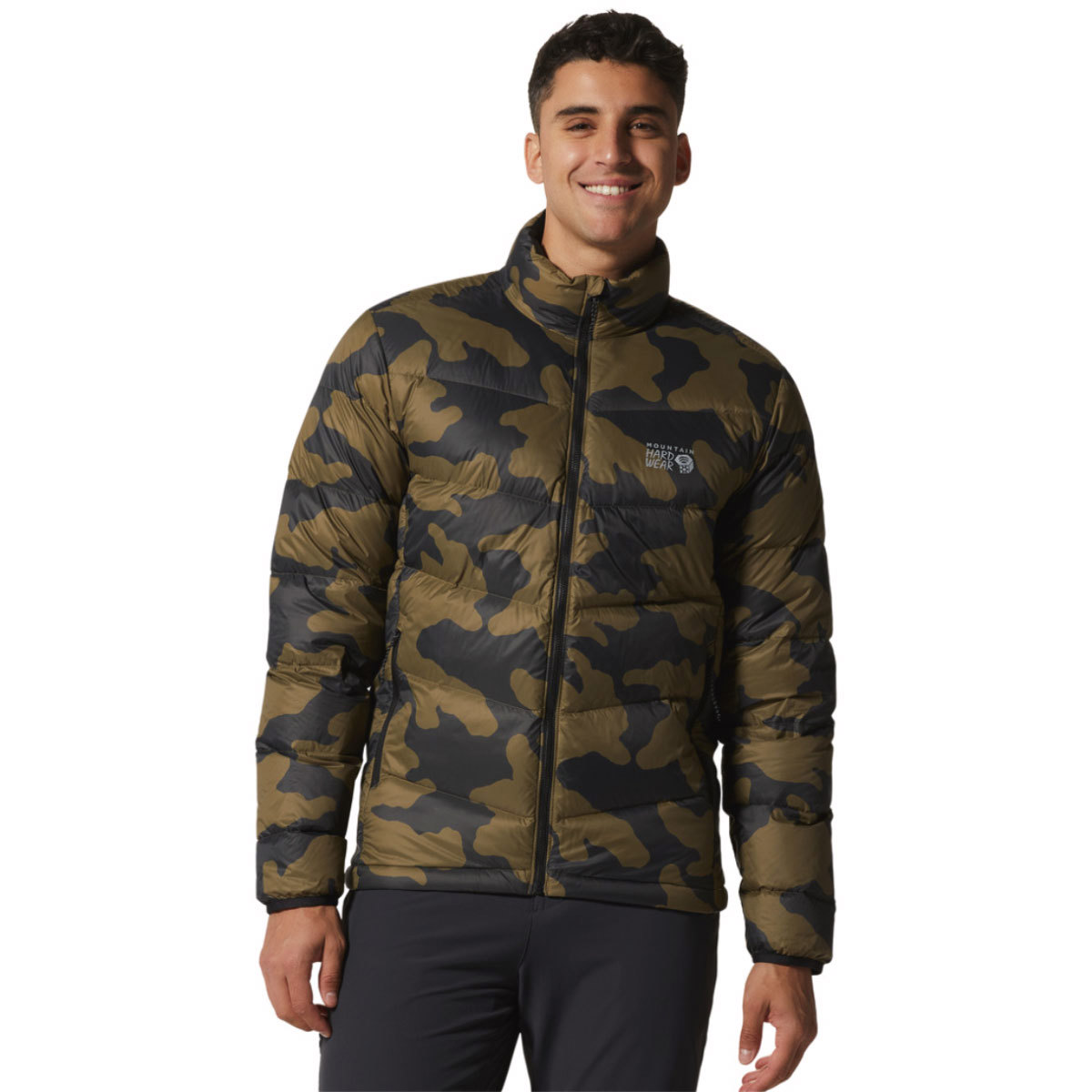 Mountain Hardwear Mt. Eyak Down Jacket for Men Raw Clay Camo Small product image