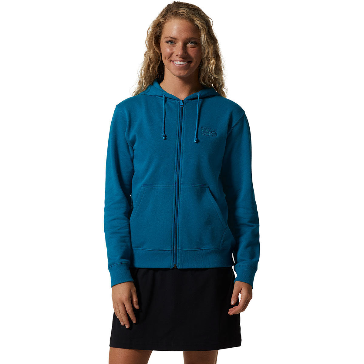 Mountain Hardwear MHW Logo Full Zip Jacket for Women Medium Vinson Blue product image