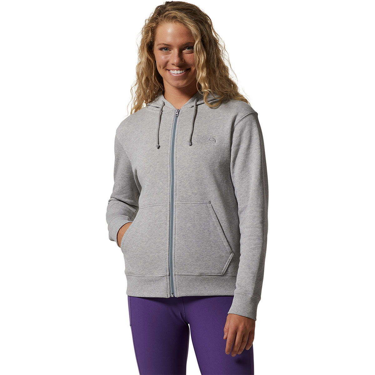 Mountain Hardwear MHW Logo Full Zip Jacket for Women Small Hardwear Grey Heather product image