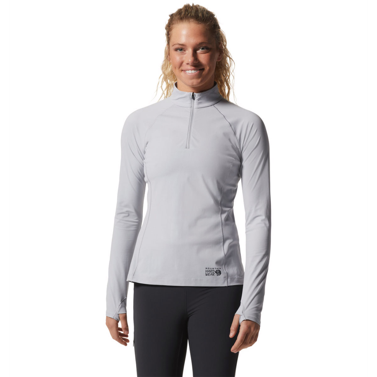 Mountain Hardwear Mountain Stretch 1/2 Zip Jacket for Women Medium Glacial product image