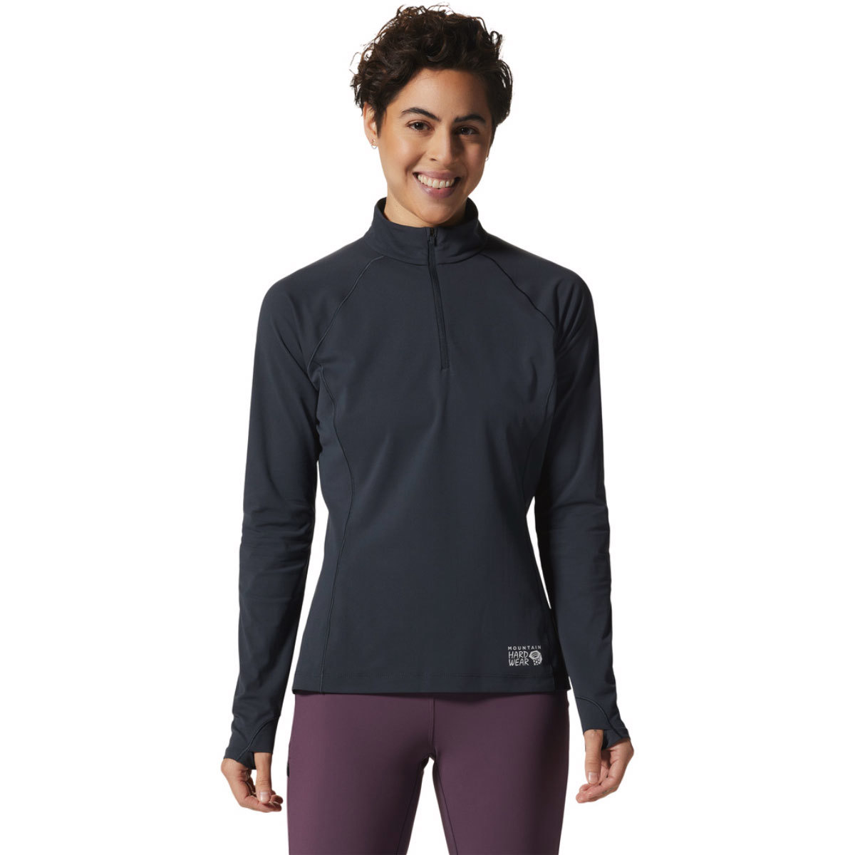 Mountain Hardwear Mountain Stretch 1/2 Zip Jacket for Women Medium Black product image