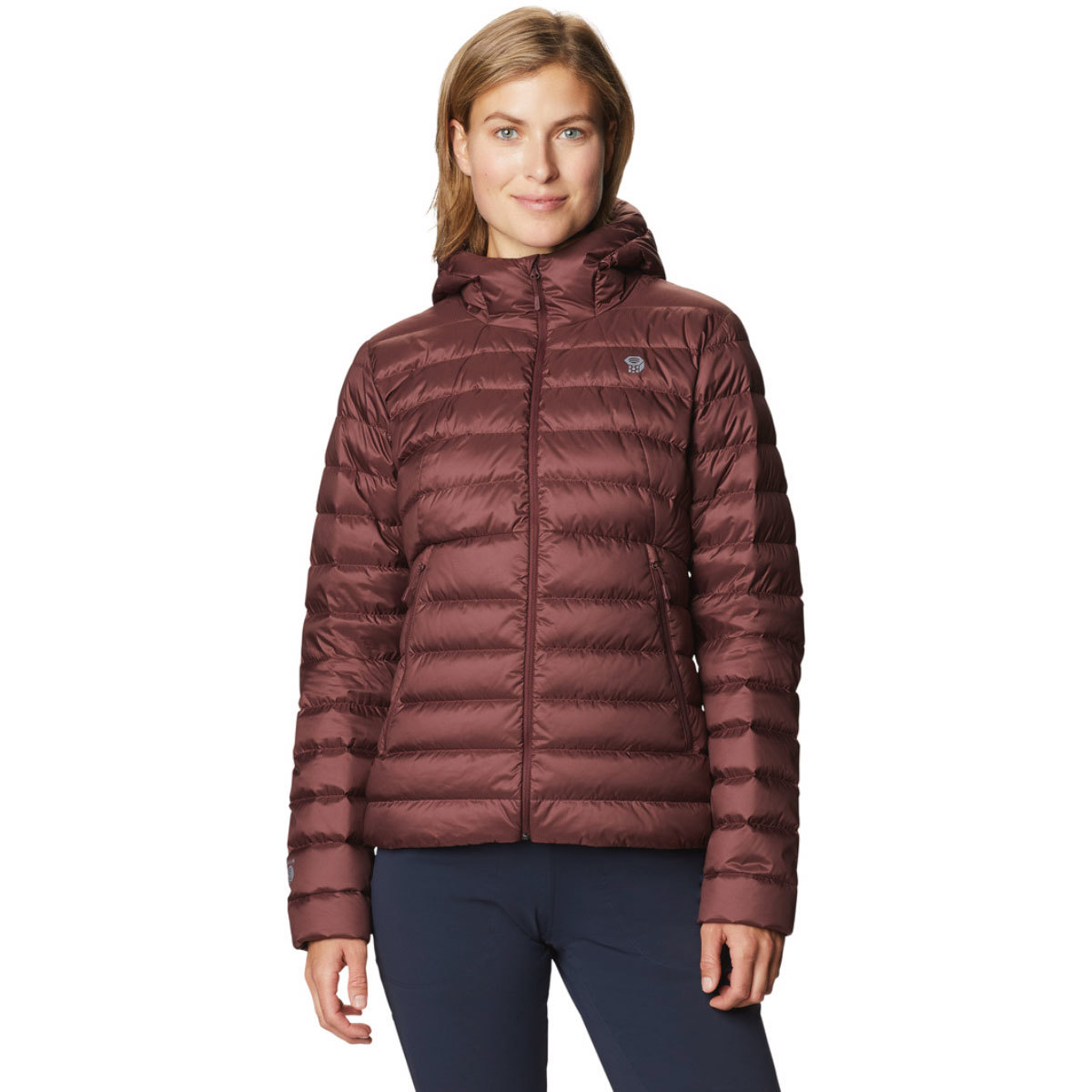 Mountain Hardwear Rhea Ridge Down Hoody for Women Medium Washed Raisin product image