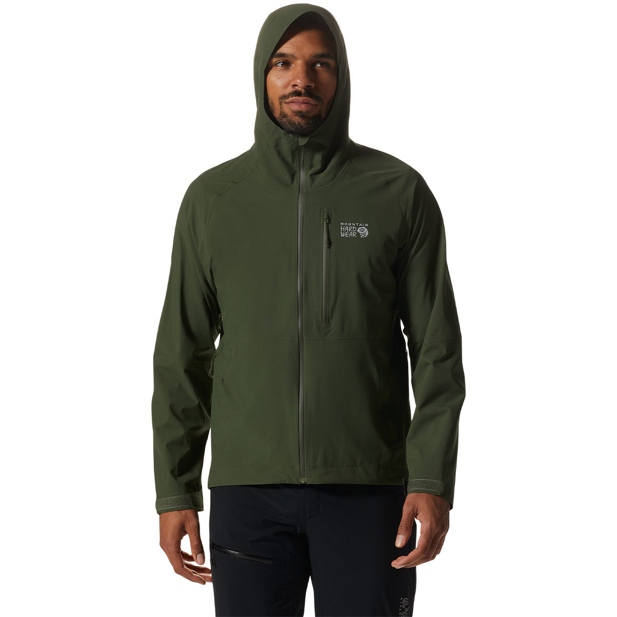 Mountain Hardwear Stretch Ozonic Jacket for Men Surplus Green Large product image