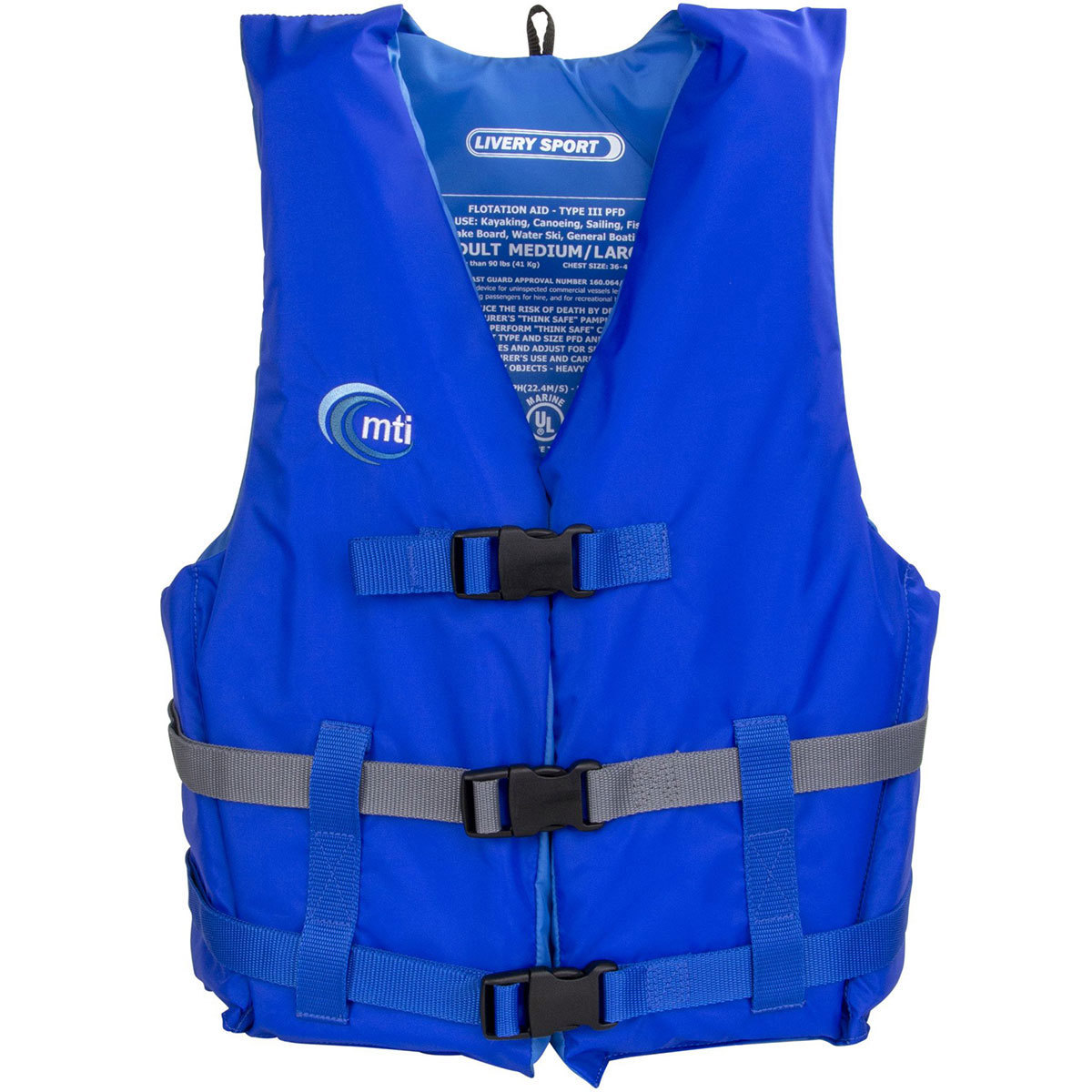 MTI Livery Sport Life Jacket X-Large/XX-Large Blue product image