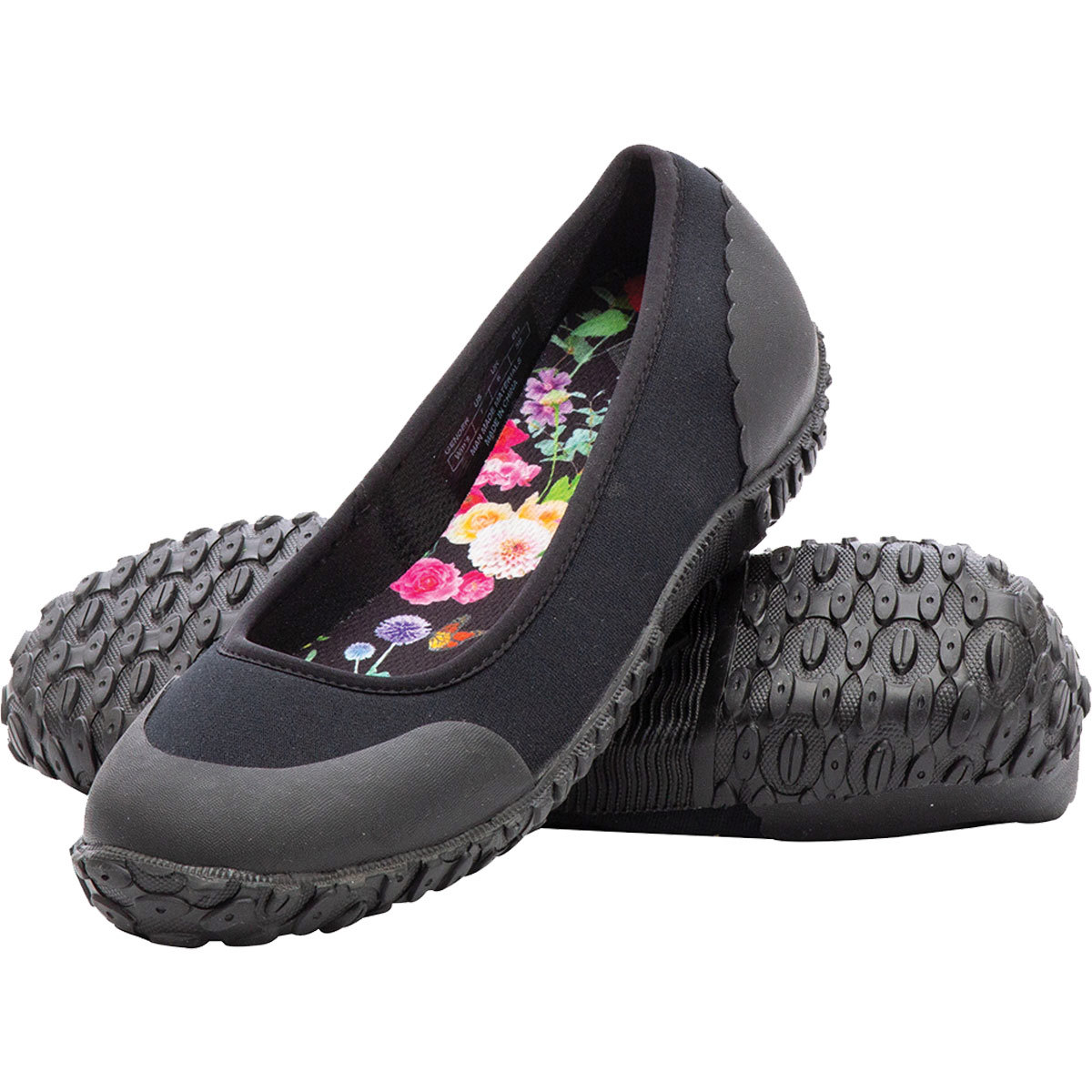 Muck Muckster 2 Flat for Women 10 Black/Night Floral Print product image