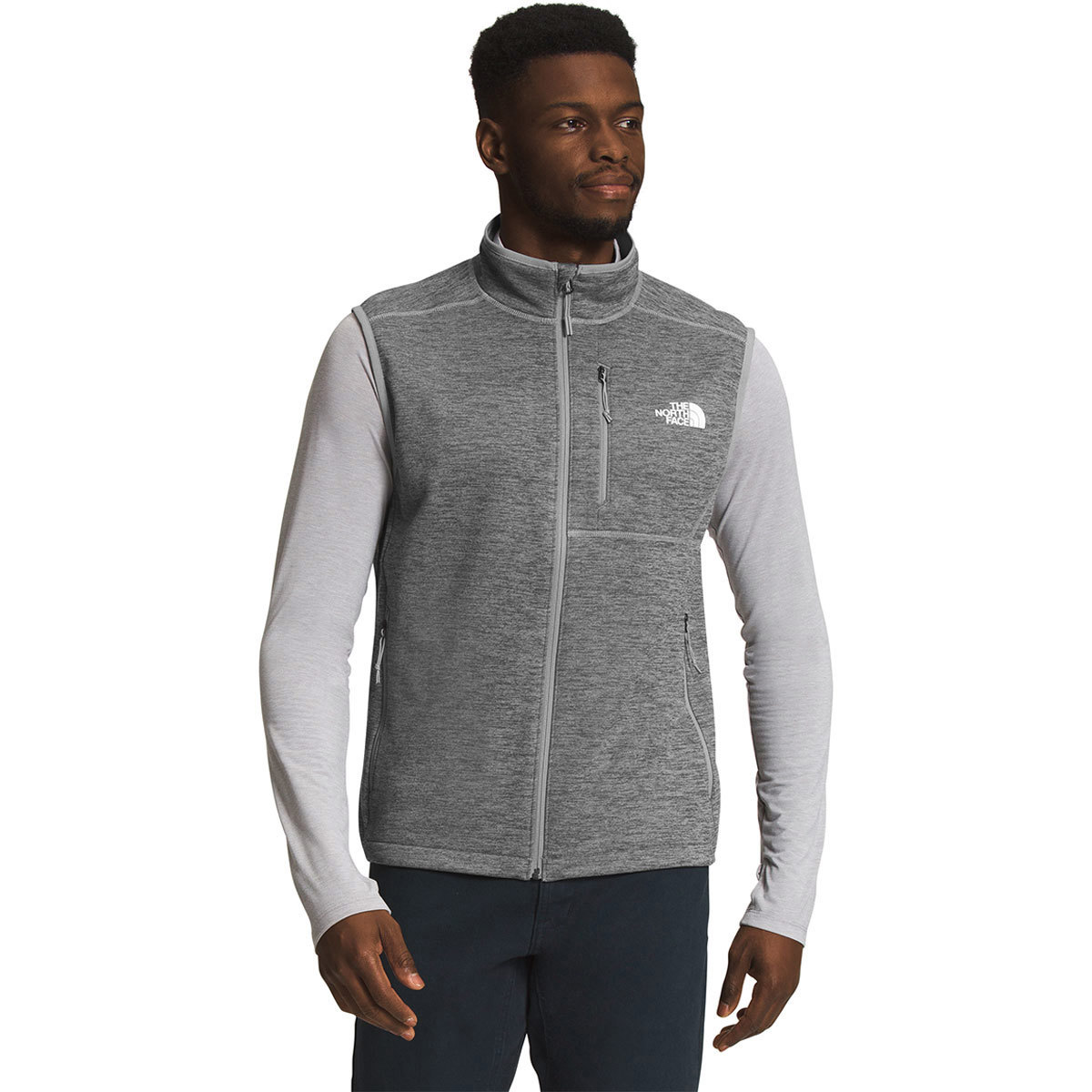 The North Face Canyonlands Vest for Men Small TNF Medium Grey Heather product image