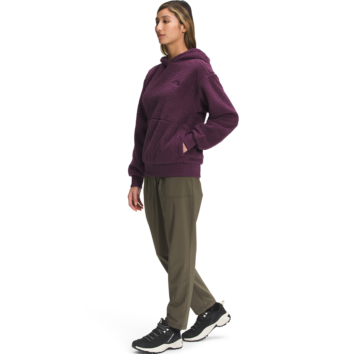 The North Face Dunraven Pullover Hoodie Jacket for Women Medium Blackberry Wine product image
