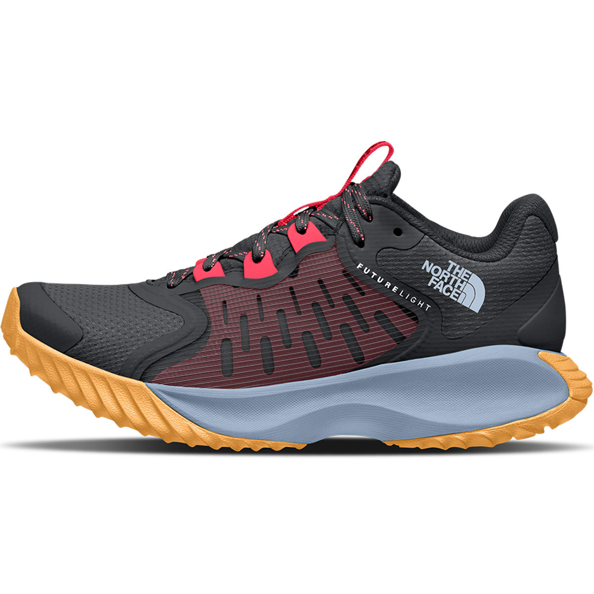 The North Face Wayroute FUTURELIGHT Shoes for Women 7.5 Asphalt Grey/Brilliant Coral product image