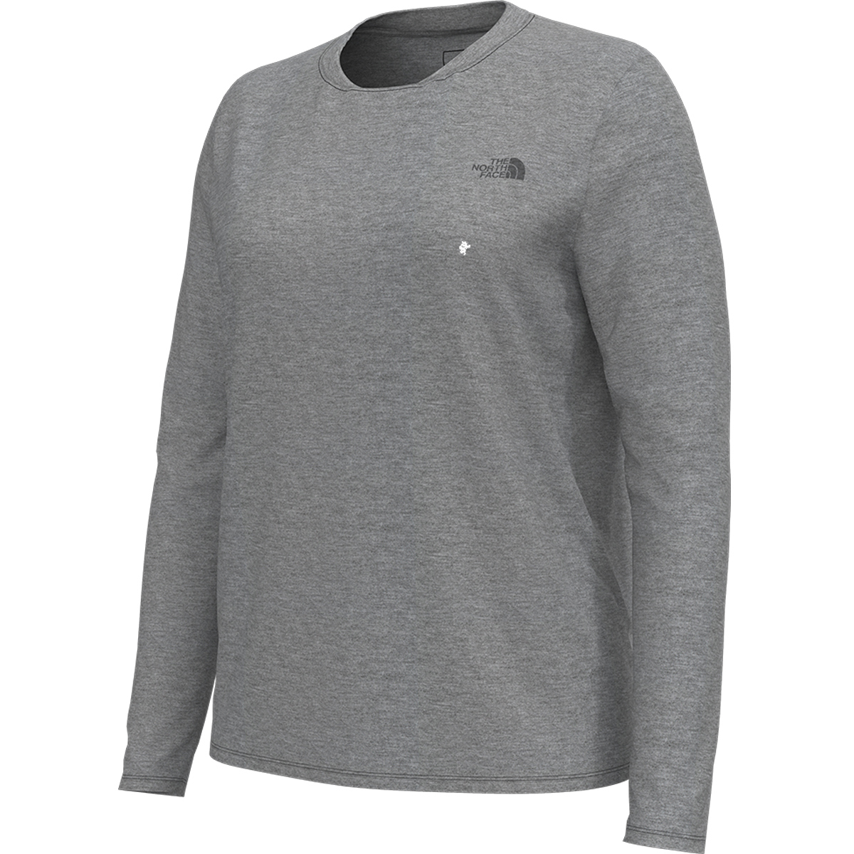 The North Face Wander Long Sleeve Shirt for Women TNF Medium Grey Heather Medium product image