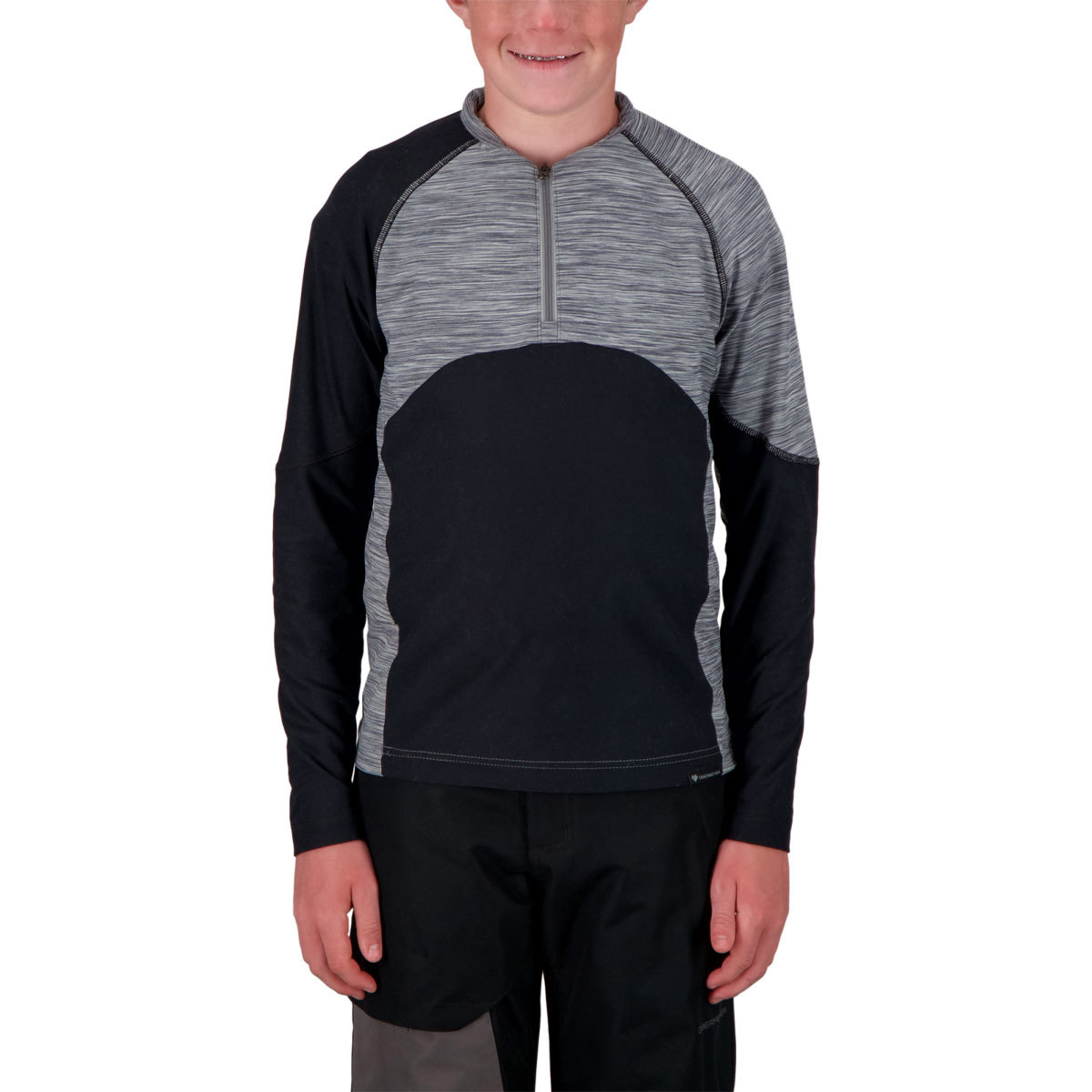 Obermeyer Transport 1/4 Zip Jacket for Boys Black X-Large product image