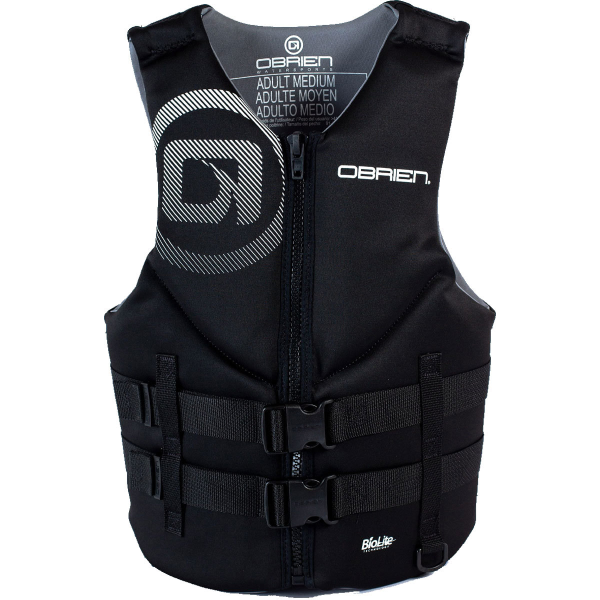 O'Brien Traditional Neoprene Vest for Men Small Black product image