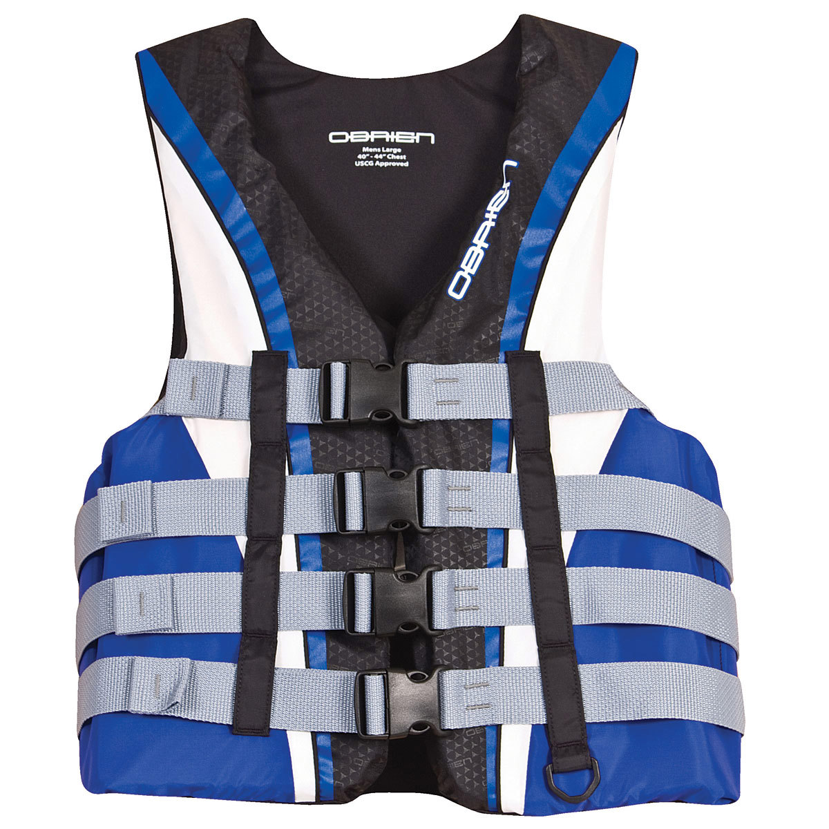 O'Brien Men's 4-Buckle Nylon Pro Life Jacket, Blue 4X-Large Red product image