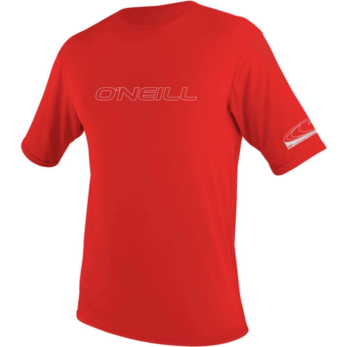 O'Neill Basic UPF 50+ Skin Short Sleeve Rash Tee Small Red product image