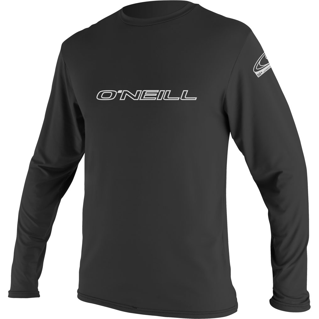 O'Neill Men's Basic Skin Long Sleeve Rash Tee Small Black product image