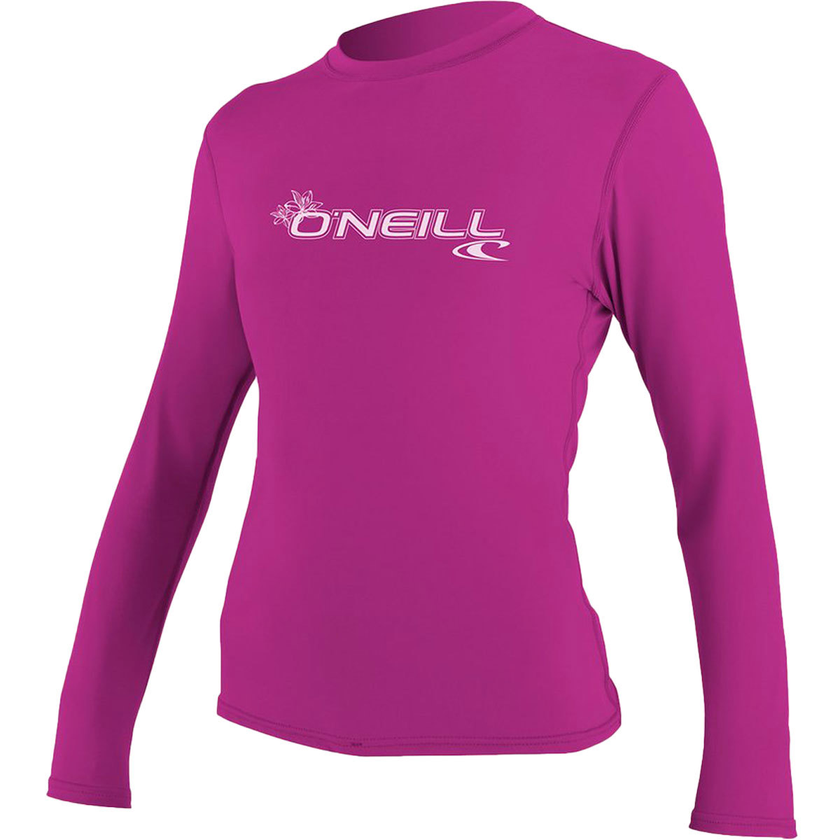 O'Neill Women's UPF 50+ Basic Skin Long Sleeve Rash Tee X-Large Fox Pink product image