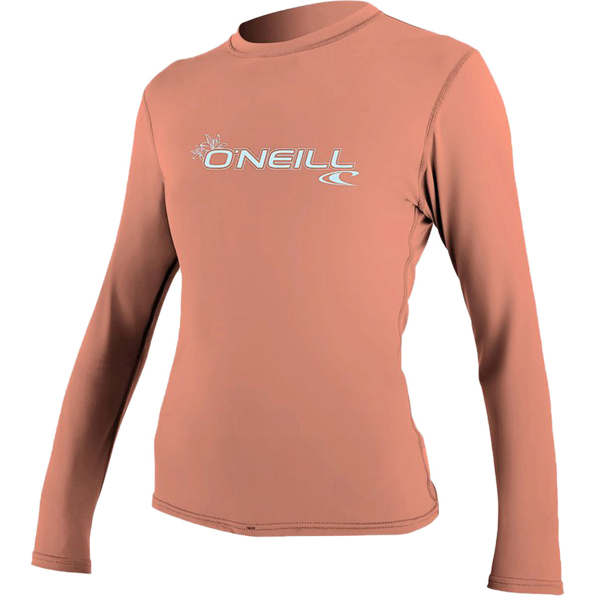 O'Neill Women's UPF 50+ Basic Skin Long Sleeve Rash Tee Large Light Grapefruit product image