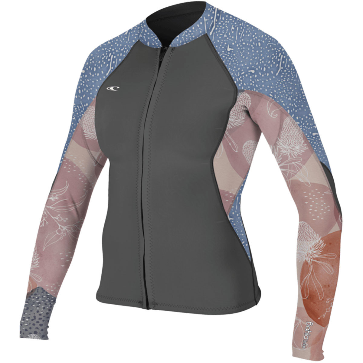 O'Neill Bahia 1.5mm Full Front Zip Jacket for Women Graphite/Desertbalm/Driftblue 6 product image