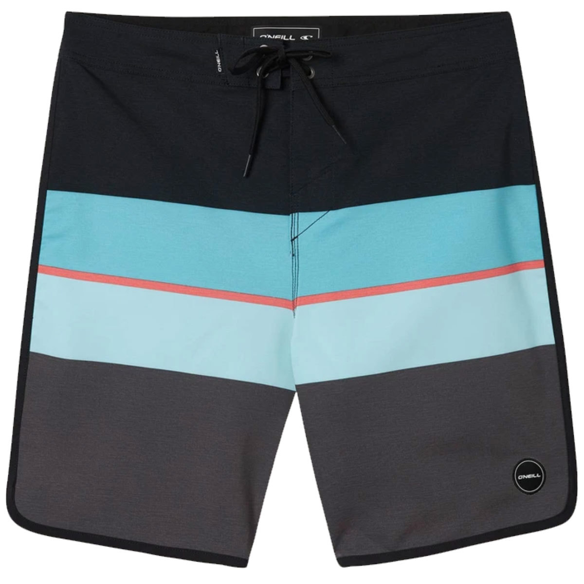 O'Neill Four Square Stretch Boardshorts for Men 38 Black product image