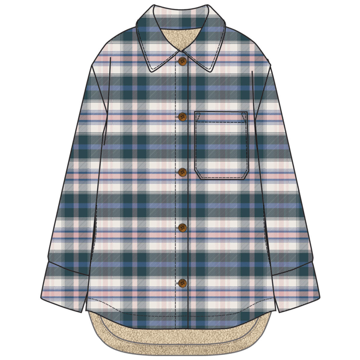 O'Neill Petra Sherpa Lined Jacket for Women Slate Medium product image